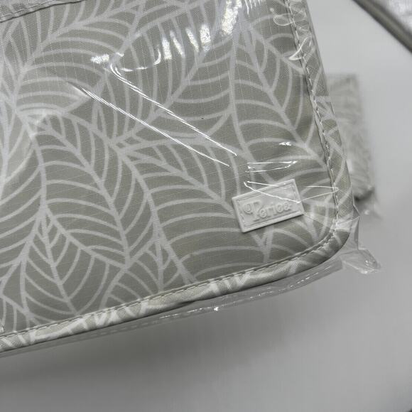 Periea Set of 3 Purse Organizers with Gift Bags Grey Leaves - Picture 7 of 10